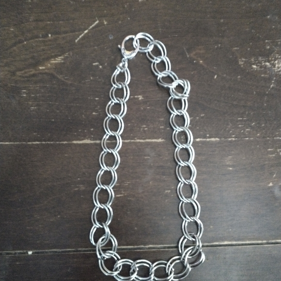 Men's 20 inch 15mm silver chain - Picture 1 of 2